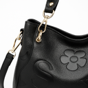 The Noir Luxe Embossed Tote